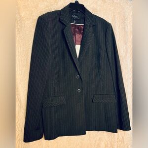 Long Tall Sally Charcoal Pinstripe Blazer
